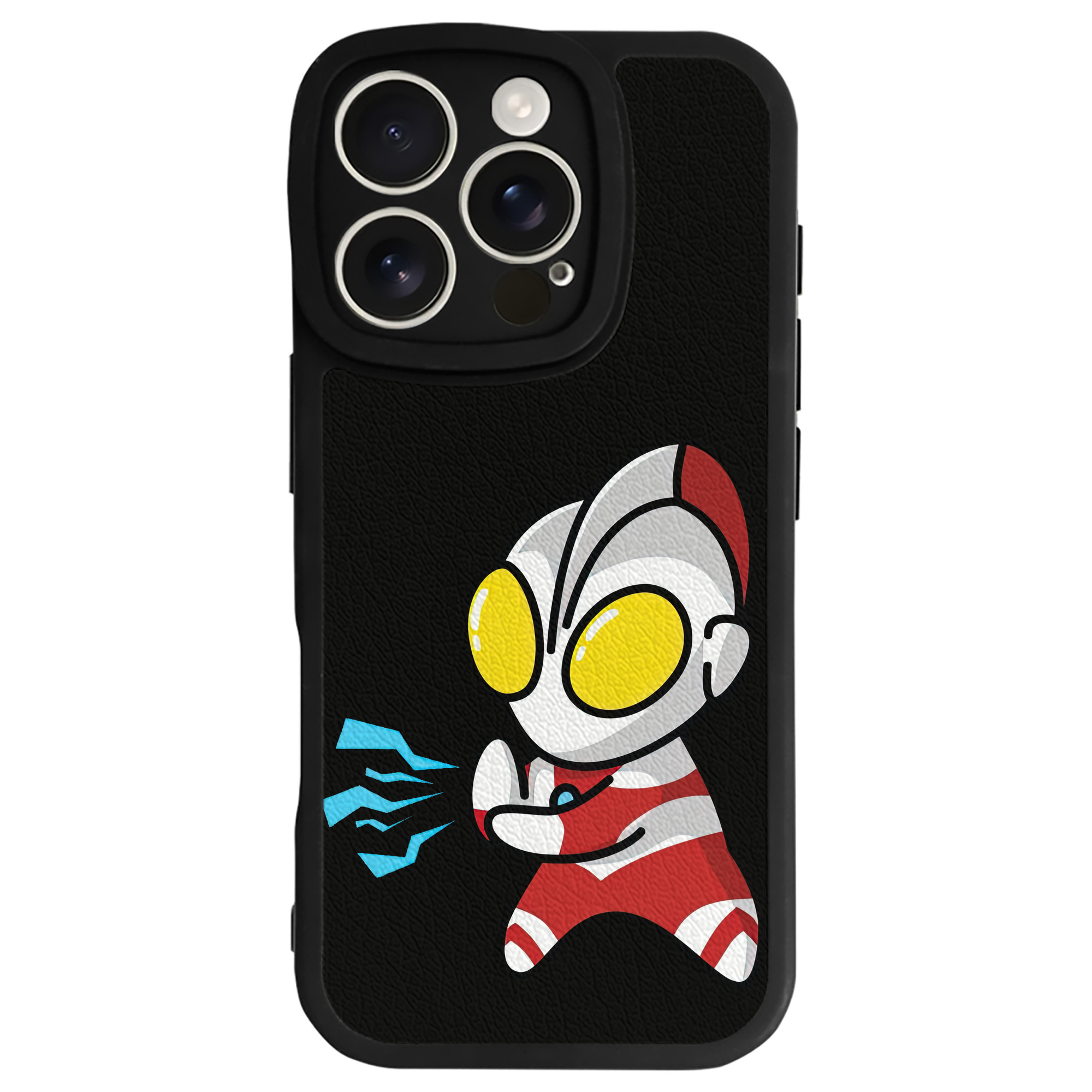 （画像用） ウルトラマン Ultraman 【iPhone 16シリーズ対応】シリコンスマホケース（レザー調） 材質：シリコン